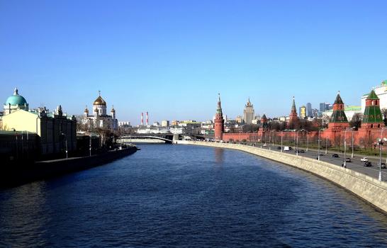 俄罗斯风光莫斯科河图片素材免费下载