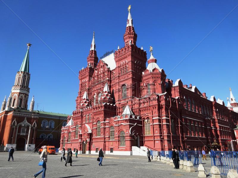 俄罗斯风光莫斯科国家历史博物馆图片素材免费下载