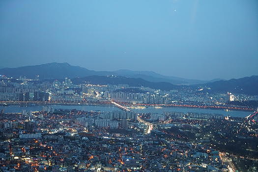 韩国首尔夜景图片素材免费下载