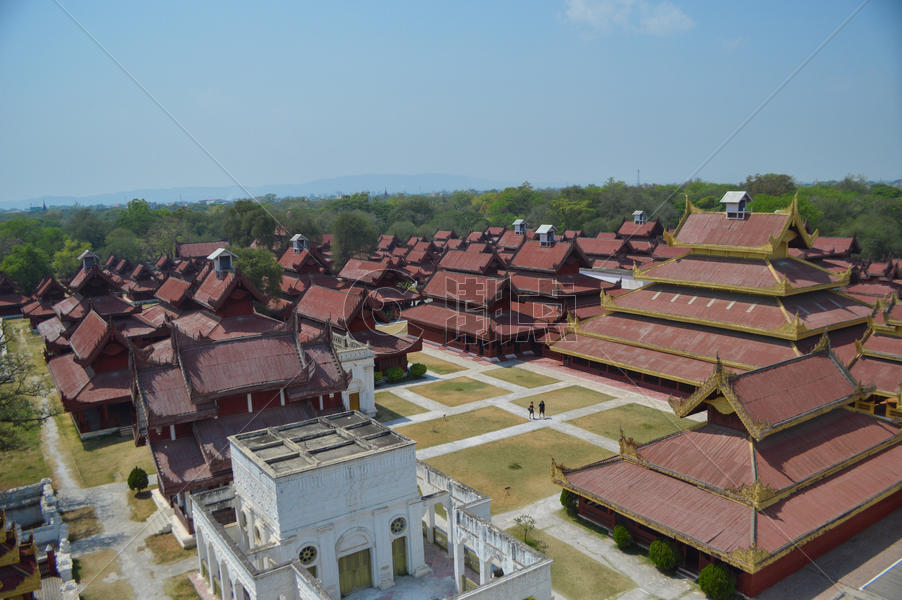 缅甸曼德勒大皇宫图片素材免费下载