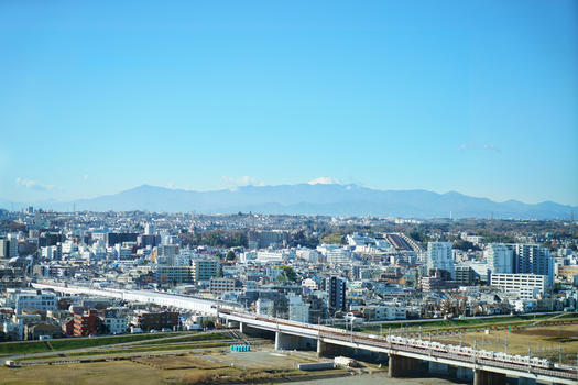 航拍日本东京城市建筑群图片素材免费下载