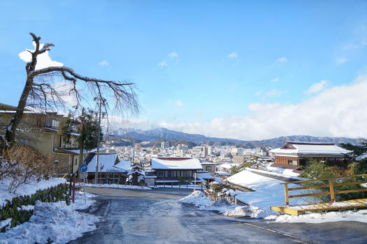 日本高山城市风光图片素材免费下载
