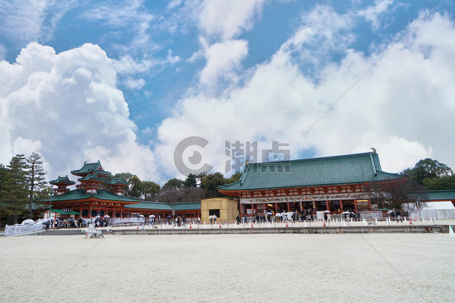 日本京都传统寺庙图片素材免费下载