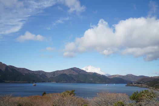 日本芦之湖风光图片素材免费下载