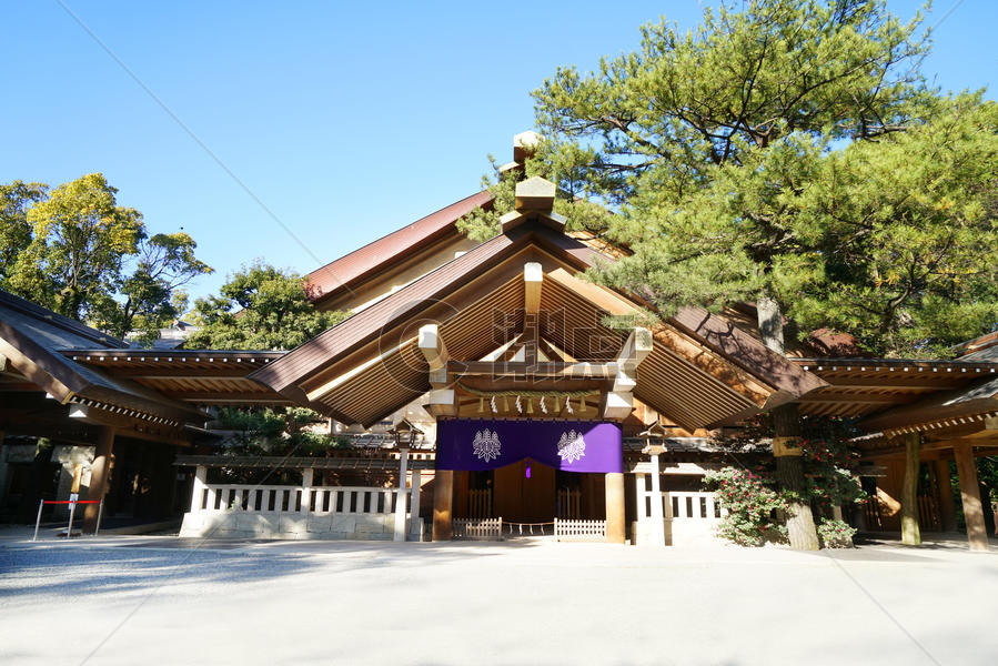 日本名古屋传统寺庙图片素材免费下载