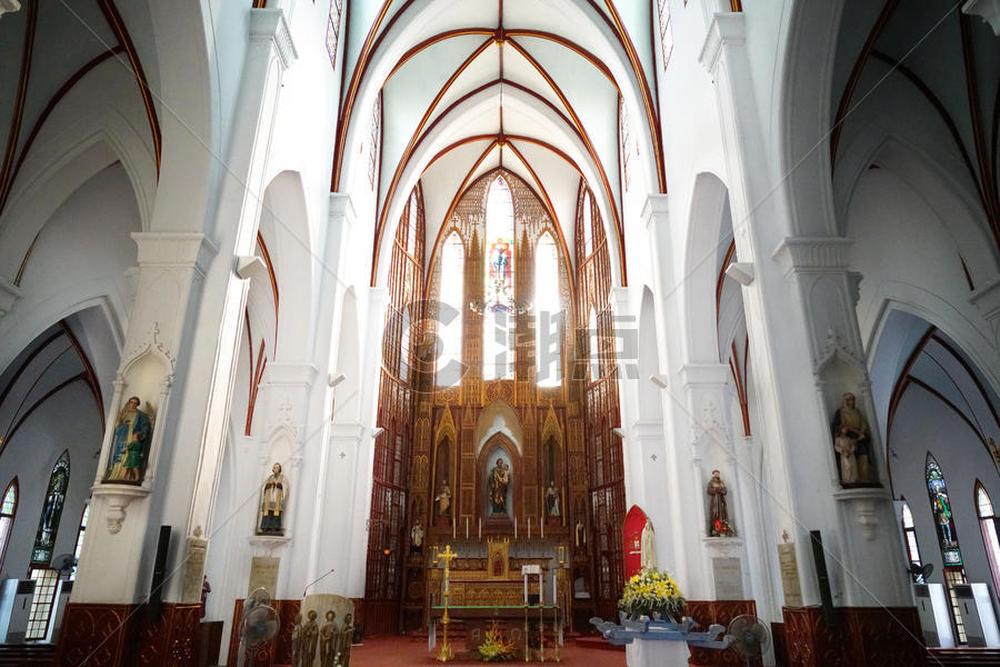 越南河内天主教教堂图片素材免费下载