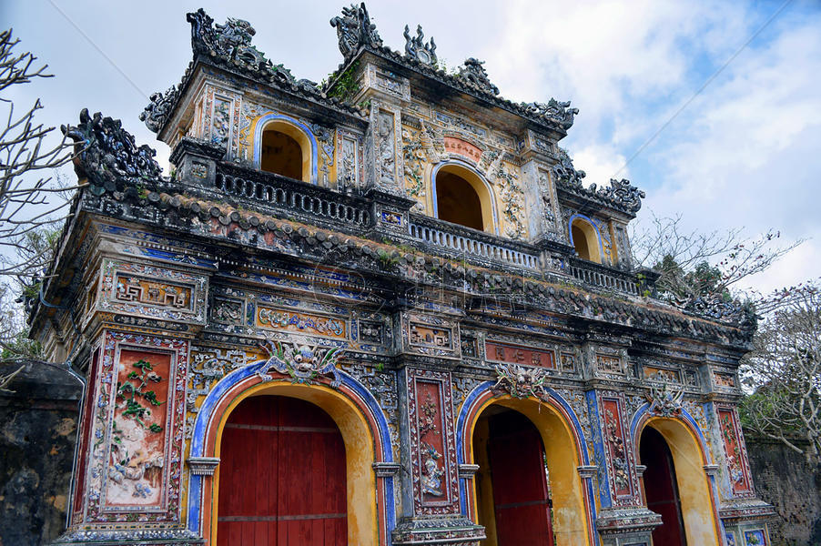 越南顺化古建筑图片素材免费下载