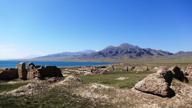 大美新疆赛里木湖图片素材免费下载