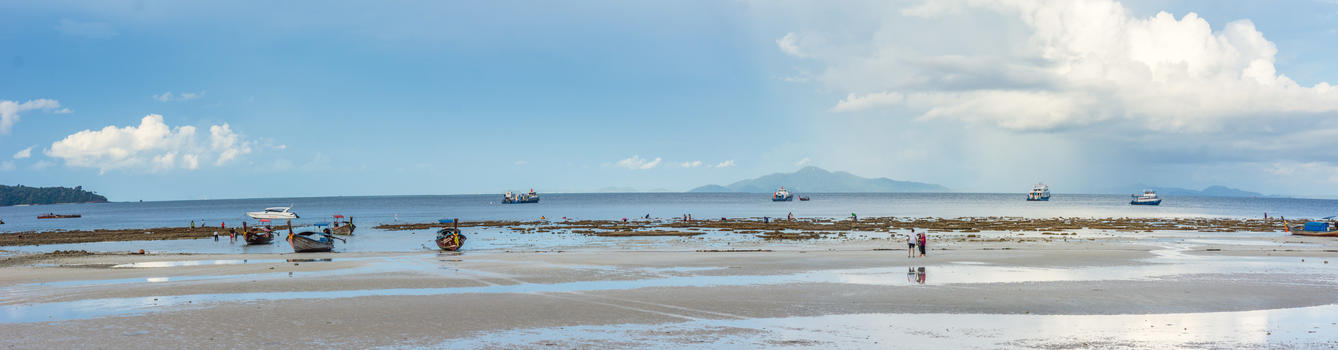 泰国皮皮岛沙滩图片素材免费下载