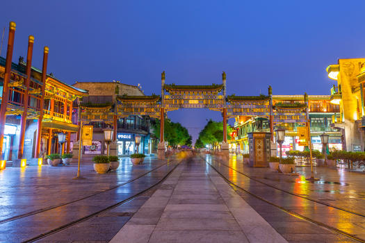 北京前门大栅栏图片素材免费下载