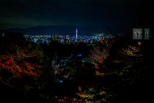 日本京都夜景图片素材免费下载