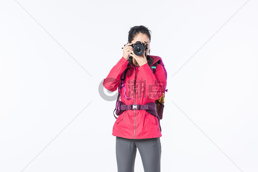 运动女性远足摄影图片素材免费下载