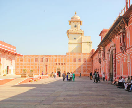 印度斋普尔城市宫殿图片素材免费下载