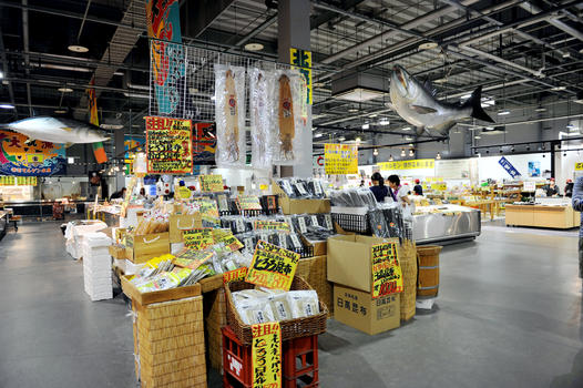 日本白滨TORETORE海鲜市场图片素材免费下载