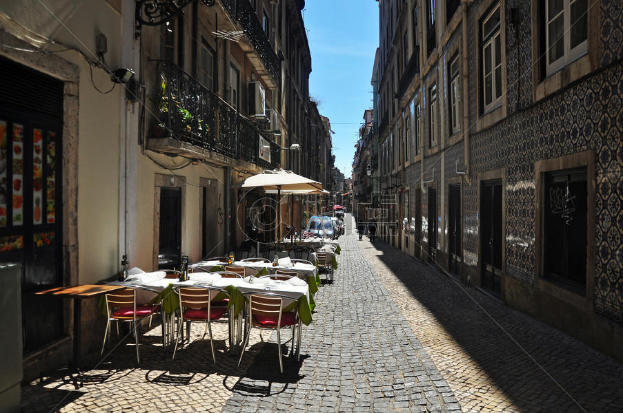 葡萄牙里斯本古老街区图片素材免费下载