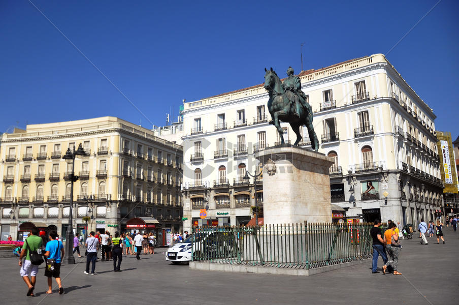 太阳门广场 Puerta del Sol图片素材免费下载