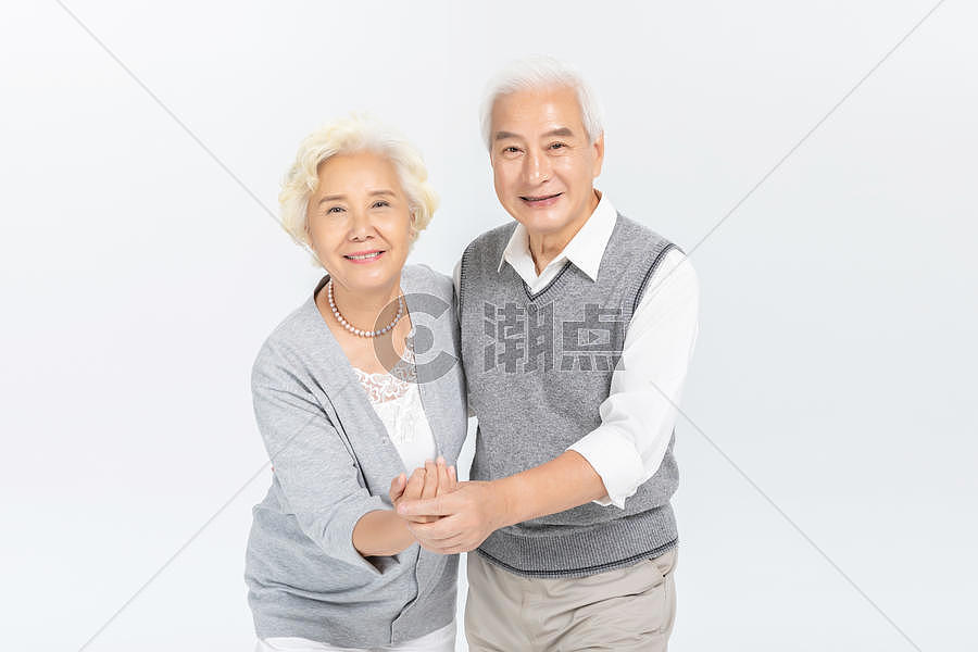 老年夫妻跳舞形象图片素材免费下载