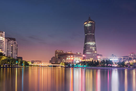 杭城夜景图片素材免费下载
