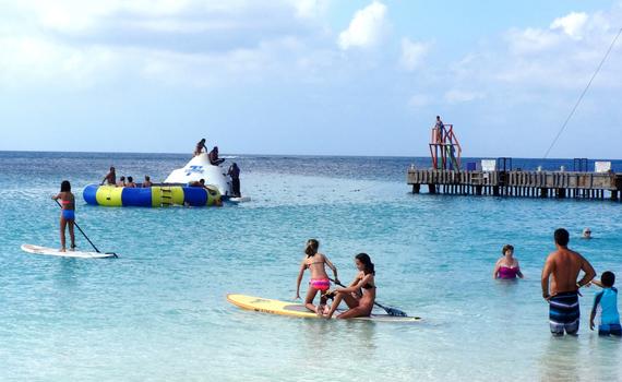 巴巴多斯风光海边游乐图片素材免费下载