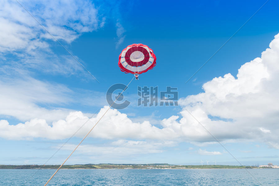 水上运动拖曳伞图片素材免费下载