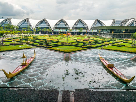 泰国曼谷素万那普机场图片素材免费下载