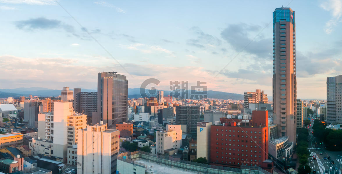 日本金泽市城市景观图片素材免费下载