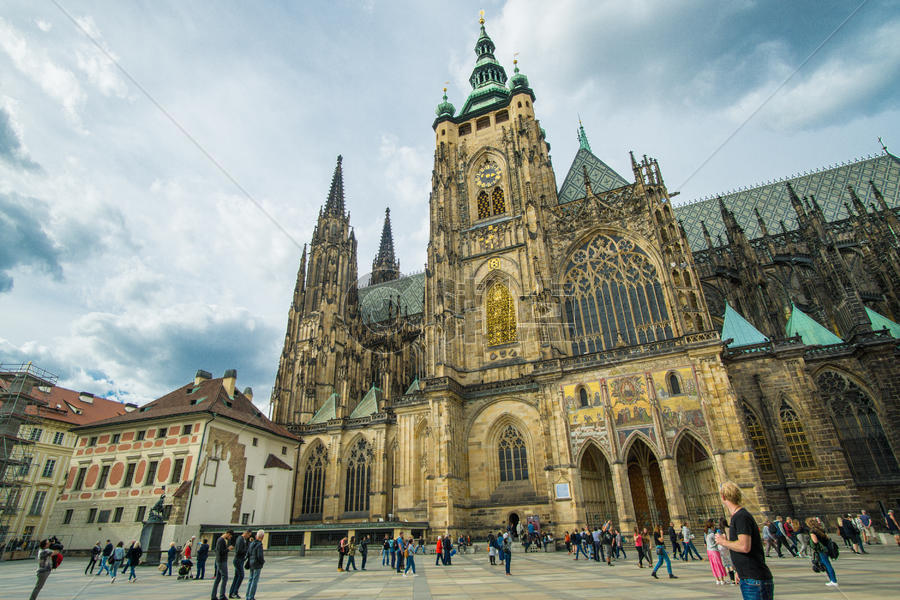 捷克布拉格城堡图片素材免费下载