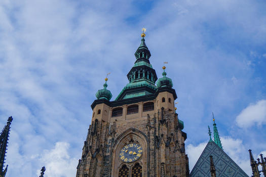 捷克布拉格城堡图片素材免费下载