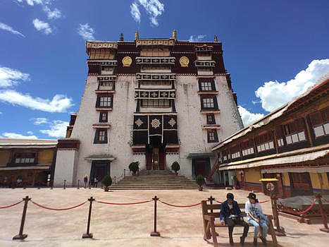 西藏布达拉宫白宫图片素材免费下载