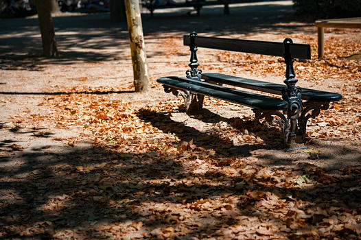 法国海德堡公园长椅图片素材免费下载