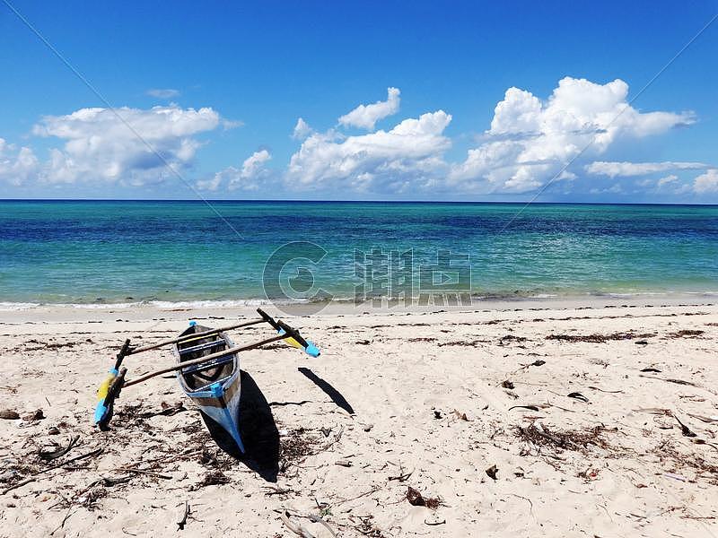 莫桑比克海峡风光海滩静物写生图片素材免费下载