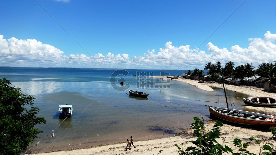 莫桑比克海峡风光美丽小港湾图片素材免费下载