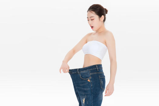 减肥成功的瘦身美女图片素材免费下载