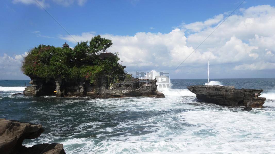印尼巴厘岛海神庙图片素材免费下载