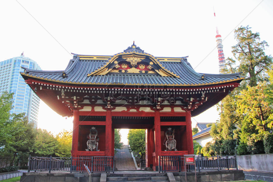 日本东京增上寺图片素材免费下载