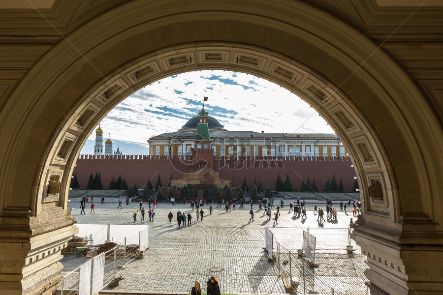 莫斯科著名建筑旅游景点克里姆林宫图片素材免费下载