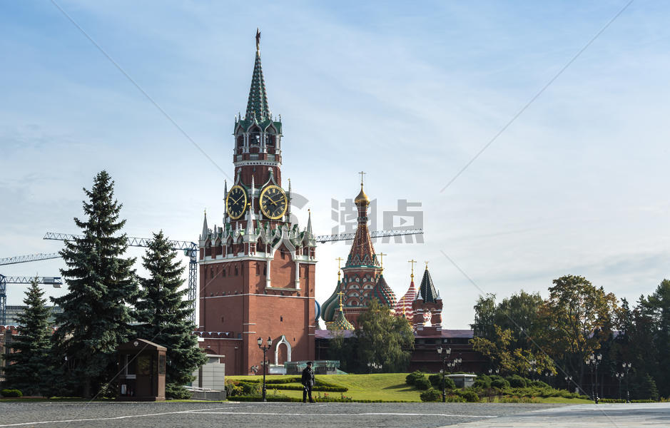 莫斯科著名建筑旅游景点克里姆林宫图片素材免费下载