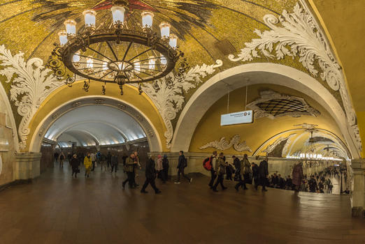 莫斯科地铁站基辅站图片素材免费下载