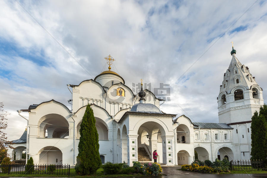 俄罗斯金环小镇苏兹达尔尤希米乌救世主修道院建筑群图片素材免费下载