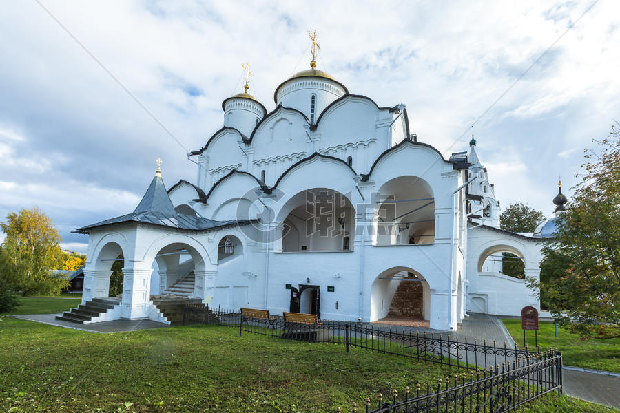 俄罗斯金环小镇苏兹达尔尤希米乌救世主修道院建筑群图片素材免费下载