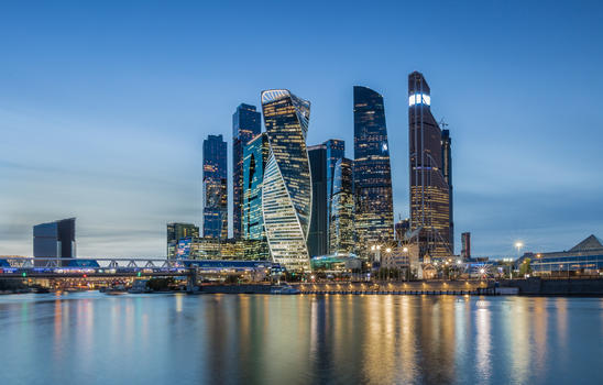 莫斯科现代化金融商业区莫斯科城图片素材免费下载