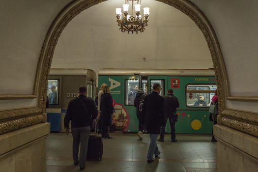 莫斯科地铁站共青团员站图片素材免费下载