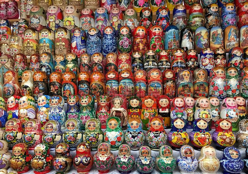 俄罗斯手工艺品套娃图片素材免费下载