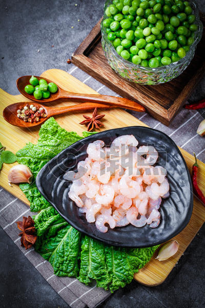 豌豆虾仁图片素材免费下载