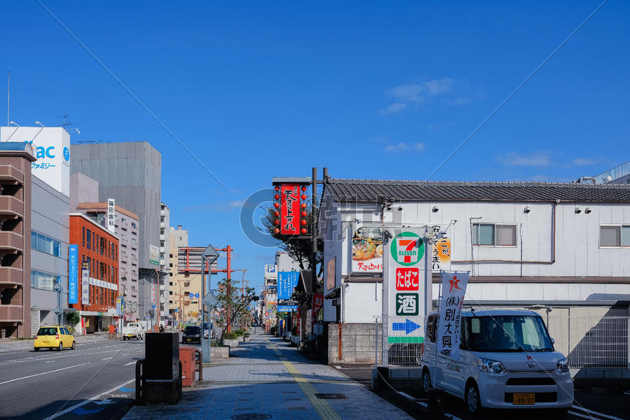 日本街道街景图片素材免费下载