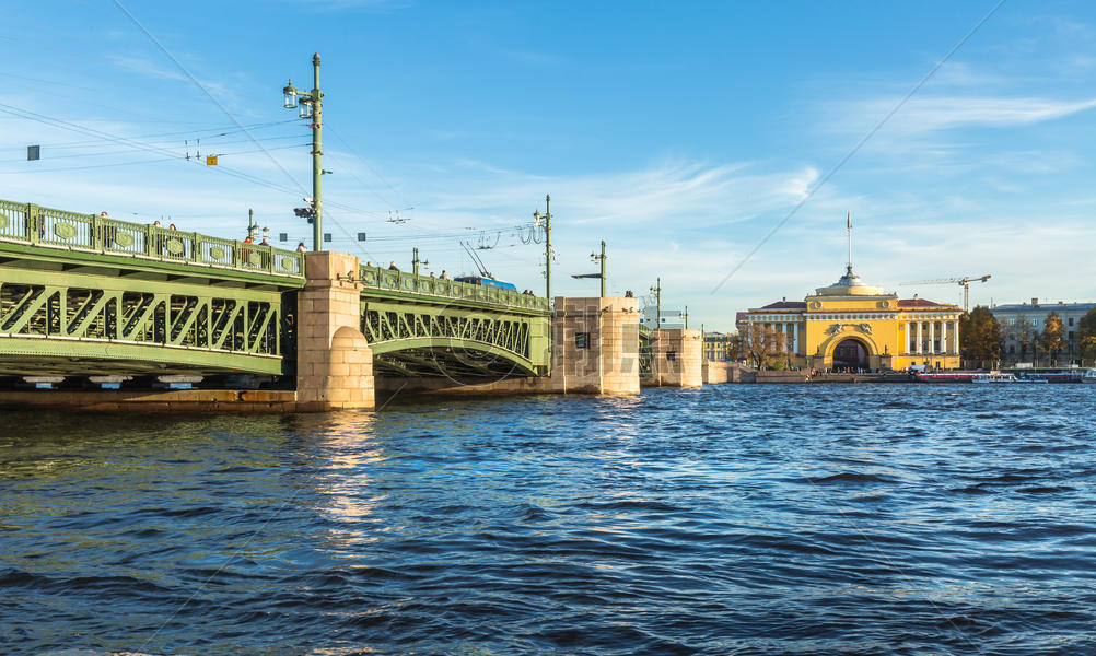 圣彼得堡涅瓦河旅游风光图片素材免费下载