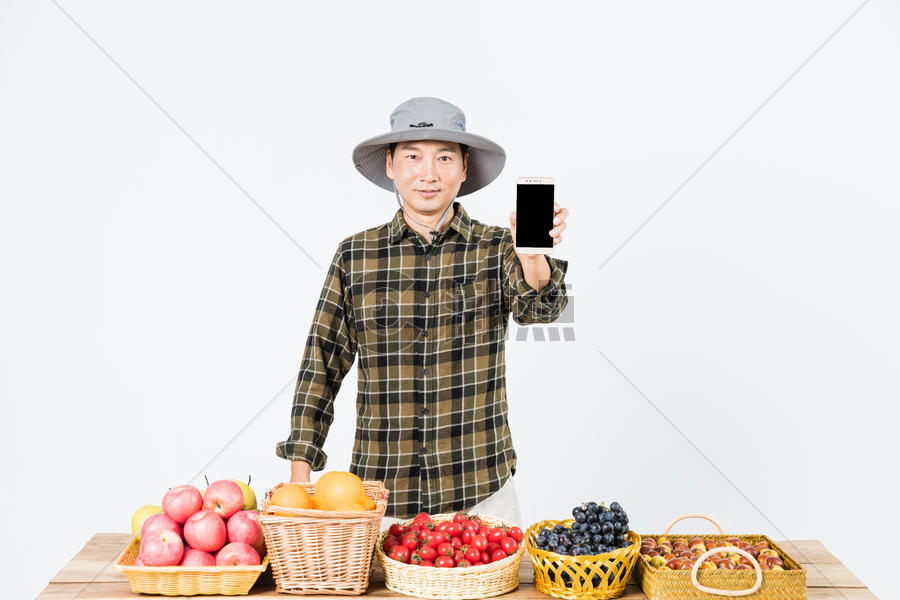 果农水果出售手机交易图片素材免费下载