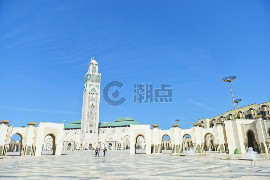 摩洛哥卡萨布兰卡的哈桑二世清真寺图片素材免费下载