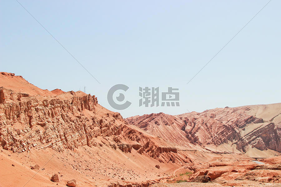 新疆吐鲁番火焰山图片素材免费下载