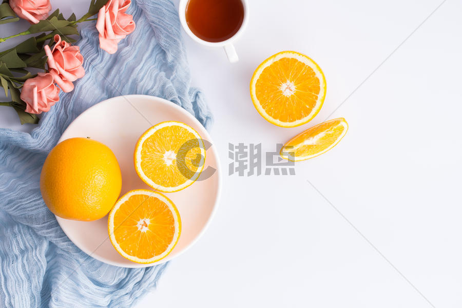 新鲜美味的脐橙图片素材免费下载